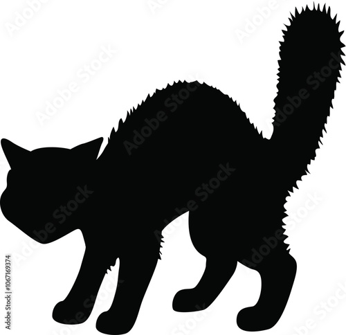 Black cat Cricut and Silhouette SVG file