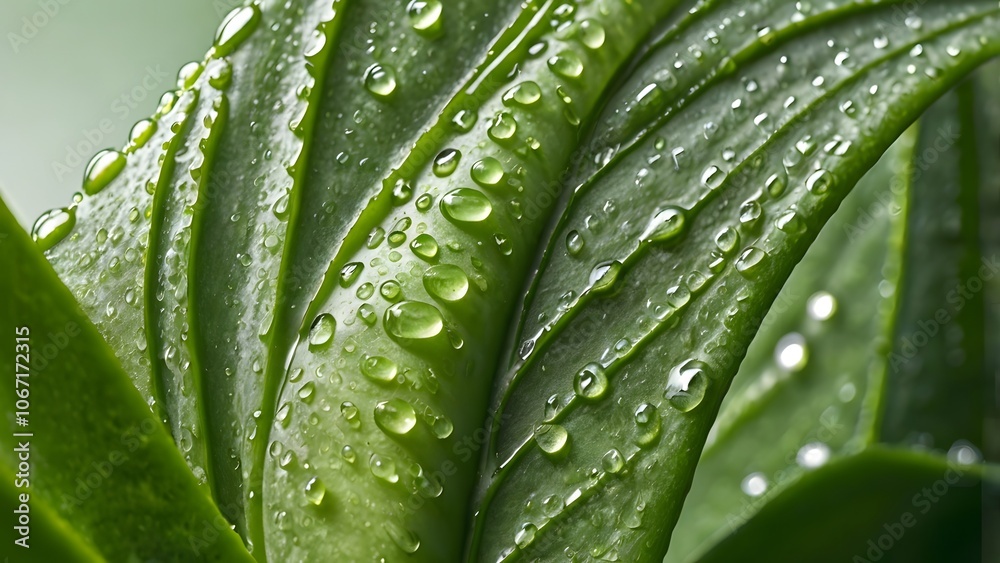 Veiny Structure of an Aloe Vera Leaf Veiny Structure of an Aloe Vera Leaf