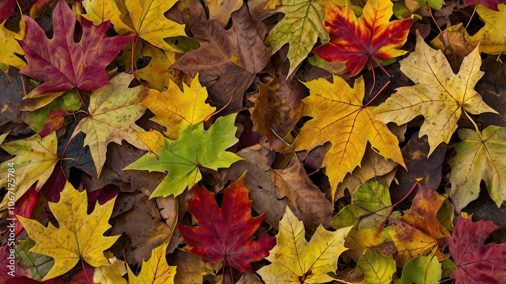 Fototapeta premium Autumn Landscape: Tranquility and Beauty of Nature