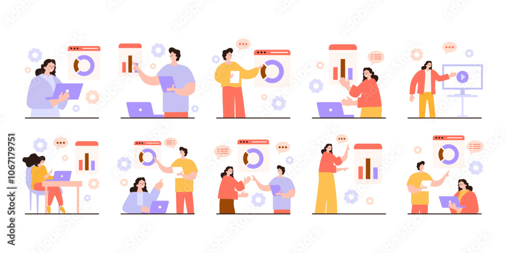 Mentoring Illustration, Life Coach for Consultation, Motivation, Transparent Background Mentoring Illustration, Life Coach for Consultation, Motivation, Transparent Background