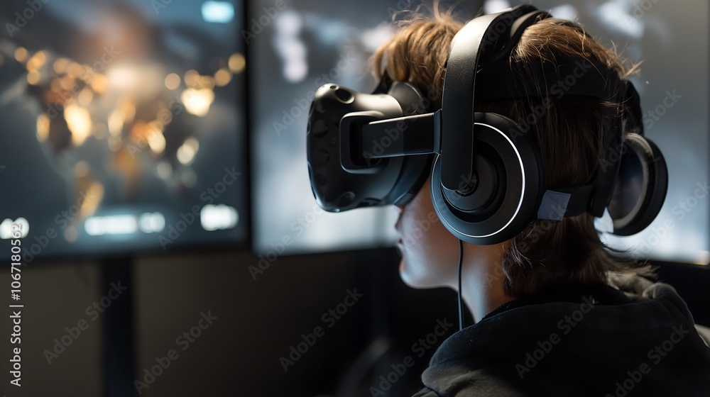 Virtual reality simulation for immersive learning experience. Virtual reality simulation for immersive learning experience.