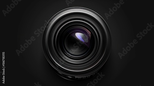 Close-up of a Camera Lens