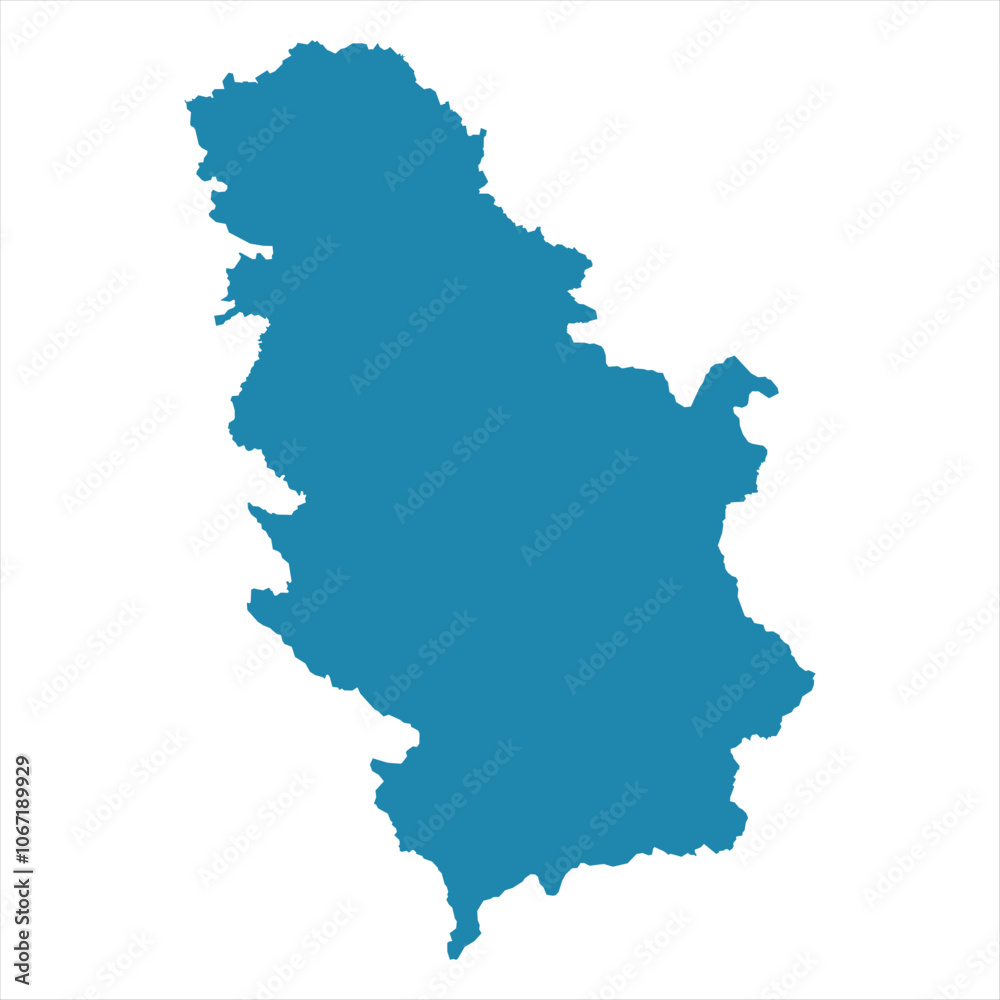 Abstract - High Detailed blue Map of Serbia isolated on white background. for your web site design map logo, app, Travel. Vector illustration eps10.
Abstract - High Detailed blue Map of Serbia isolated on white background. for your web site design map logo, app, Travel. Vector illustration eps10.