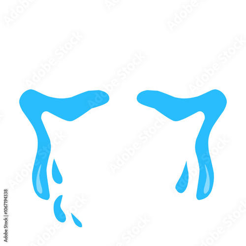 Cartoon Tears Vector