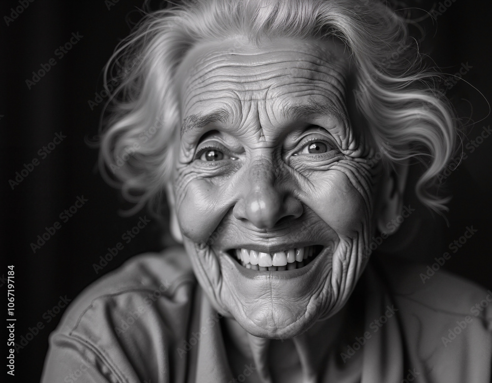 Happy Senior Woman. Happy Senior Woman.