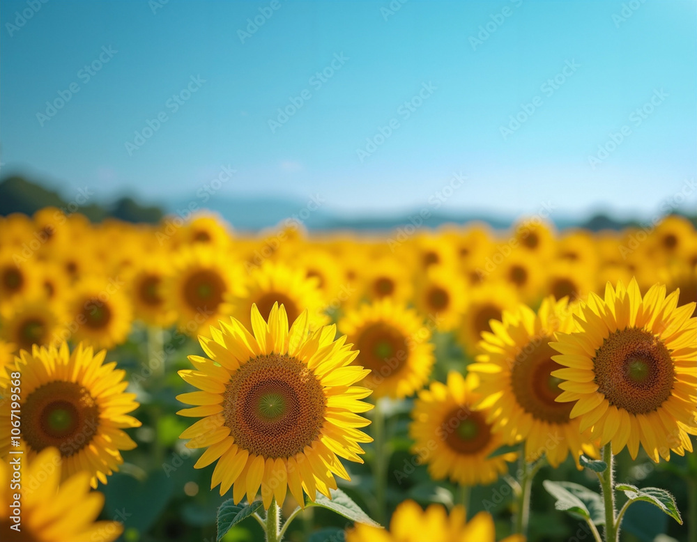 Fototapeta premium Sunflower Field.