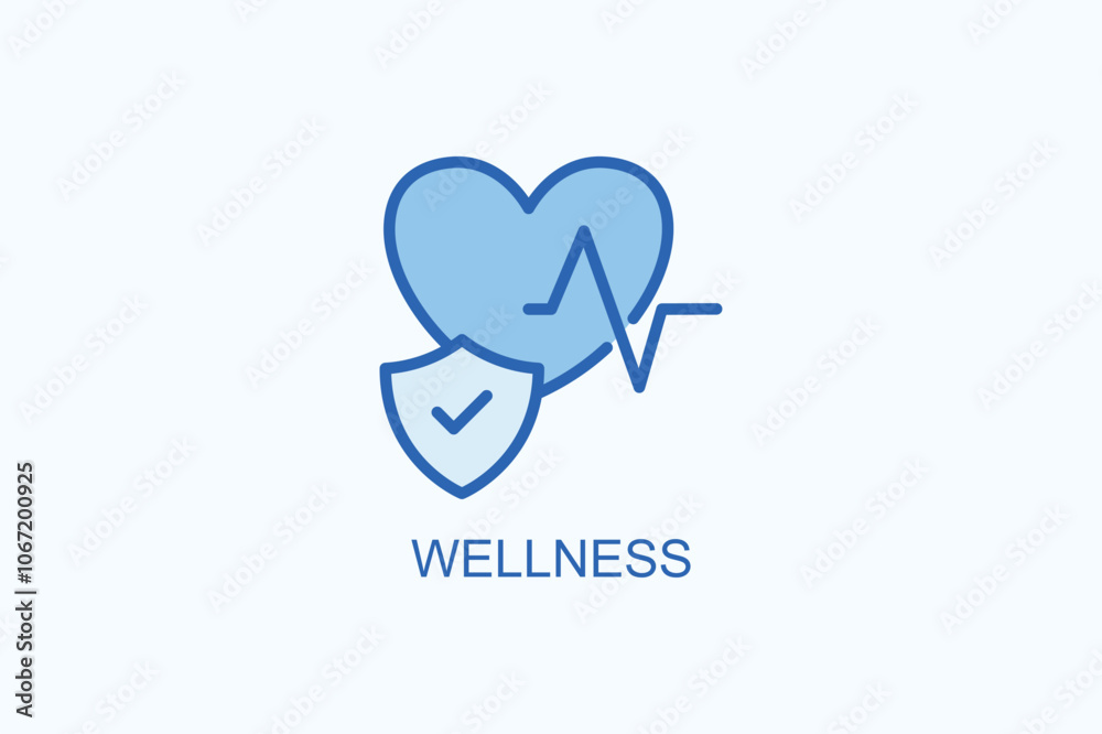 Wellness vector or logo sign symbol illustration Wellness vector or logo sign symbol illustration