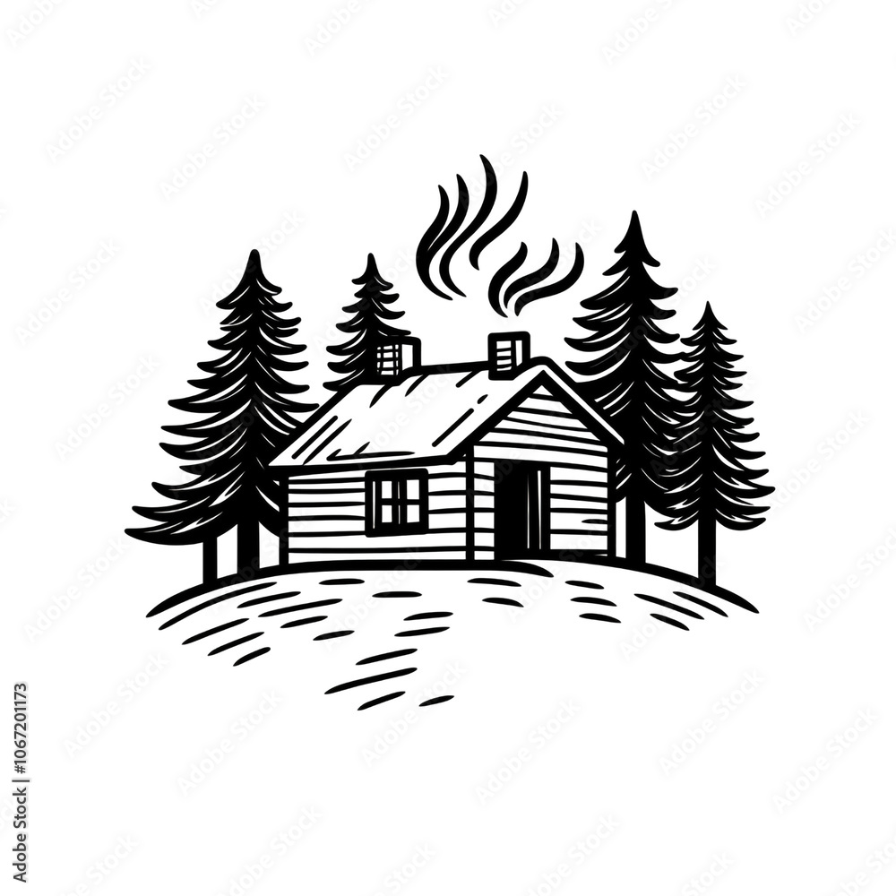 Obraz premium Cabin in the Woods