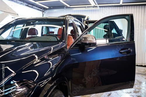 Open Car Door Showing Clean Interior