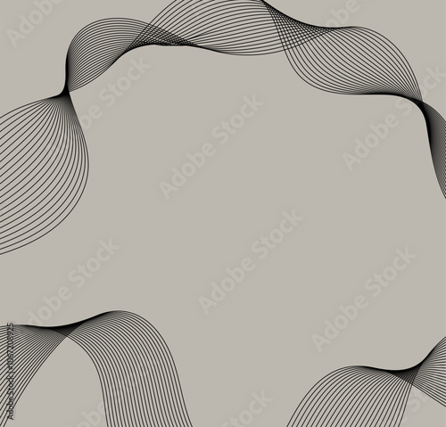 Vector background illustration.Wavy flowing curve pattern by colorful gradient blue purple pink on white background.Abstract halftone background with wavy