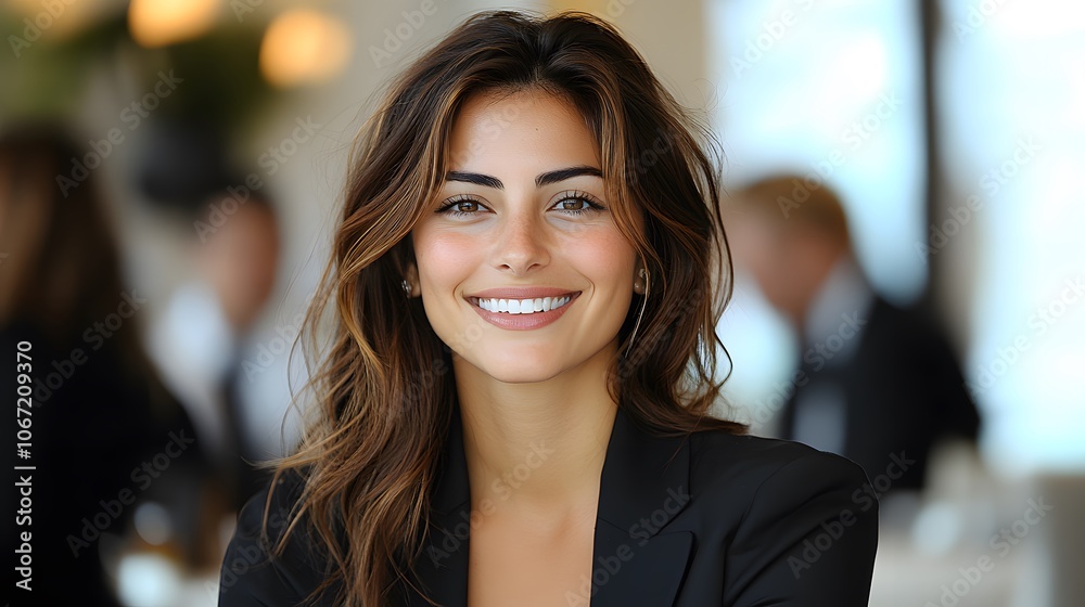 Female financial advisor presenting investment options to clients, warm office atmosphere, attentive clients Female financial advisor presenting investment options to clients, warm office atmosphere, attentive clients