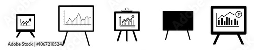 Data from the business world, statistics from the business world, and market analysis images