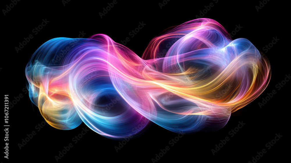 Softly Lit Curves on Dark Background Softly Lit Curves on Dark Background
