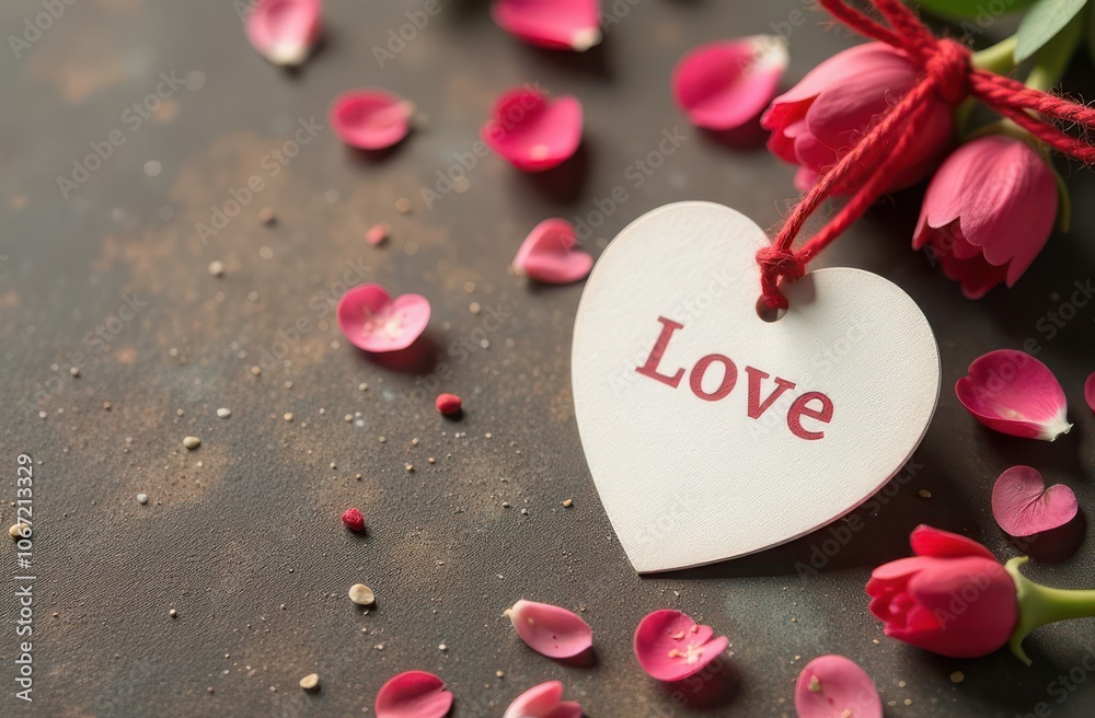 card in the shape of a heart with the inscription card in the shape of a heart with the inscription