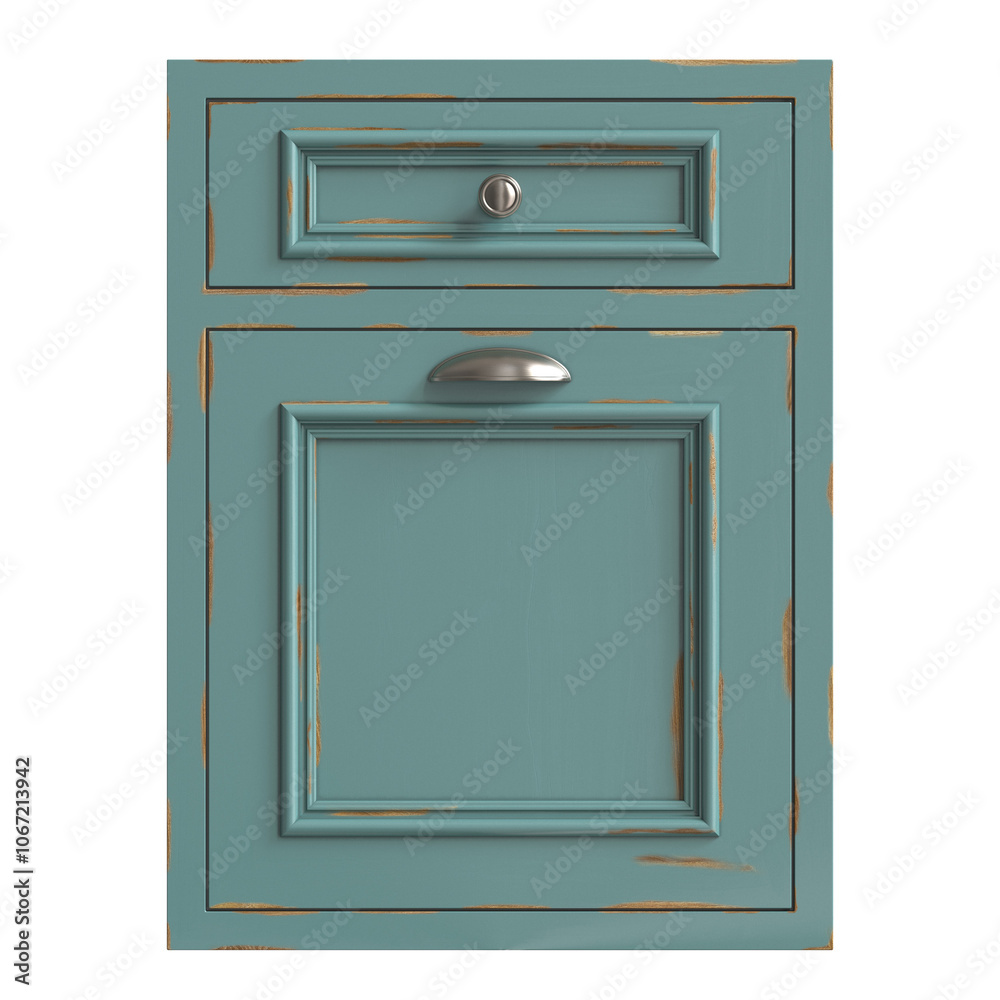 Doors for kitchen cabinets 3D rendering, front view, furniture facade Doors for kitchen cabinets 3D rendering, front view, furniture facade