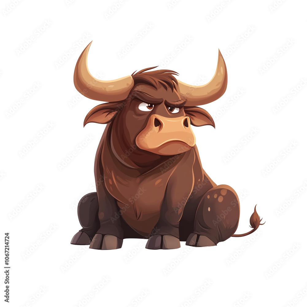 Angry Bull Illustration Angry Bull Illustration