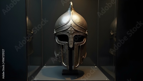 Ancient helmet of the warrior