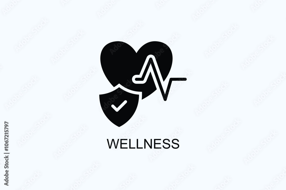 Wellness Vector Or Logo Sign Symbol Illustration Wellness Vector Or Logo Sign Symbol Illustration
