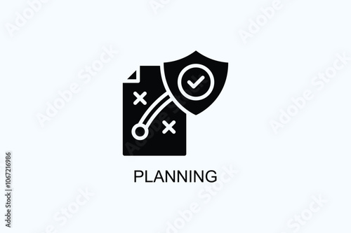 Planning Vector Or Logo Sign Symbol Illustration