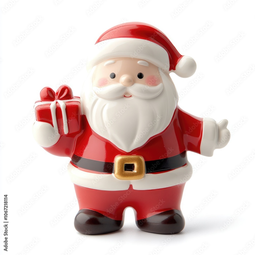 Cheerful Santa Claus Figurine for Holiday Decor Cheerful Santa Claus Figurine for Holiday Decor