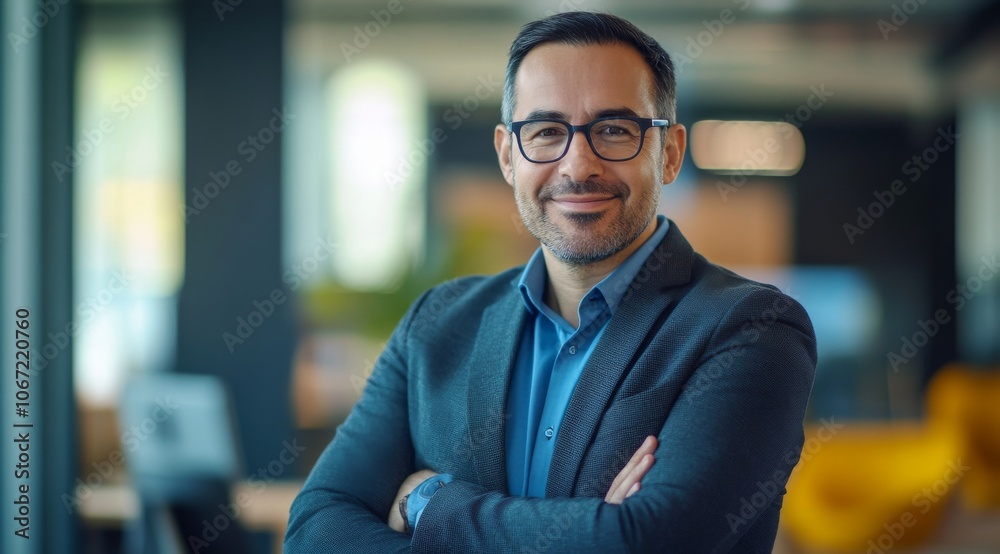 Portrait of Technology and Innovation Director at Global German Company Portrait of Technology and Innovation Director at Global German Company
