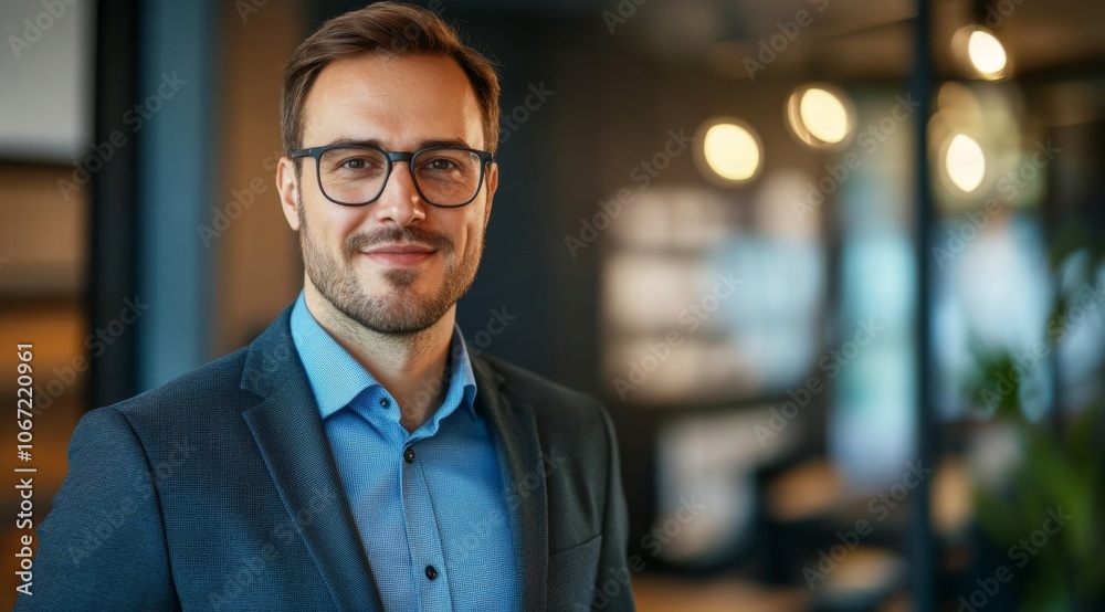 Portrait of Technology and Innovation Director at Global German Company Portrait of Technology and Innovation Director at Global German Company