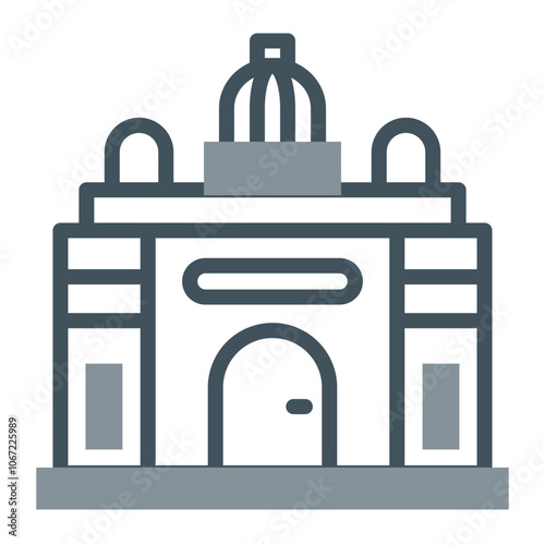 Palace Vector Icon Design