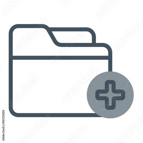 New Folder Vector Icon Design