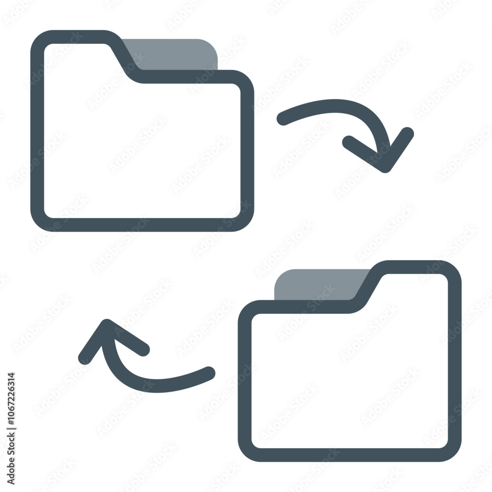 Folder Sharing Vector Icon Design Folder Sharing Vector Icon Design
