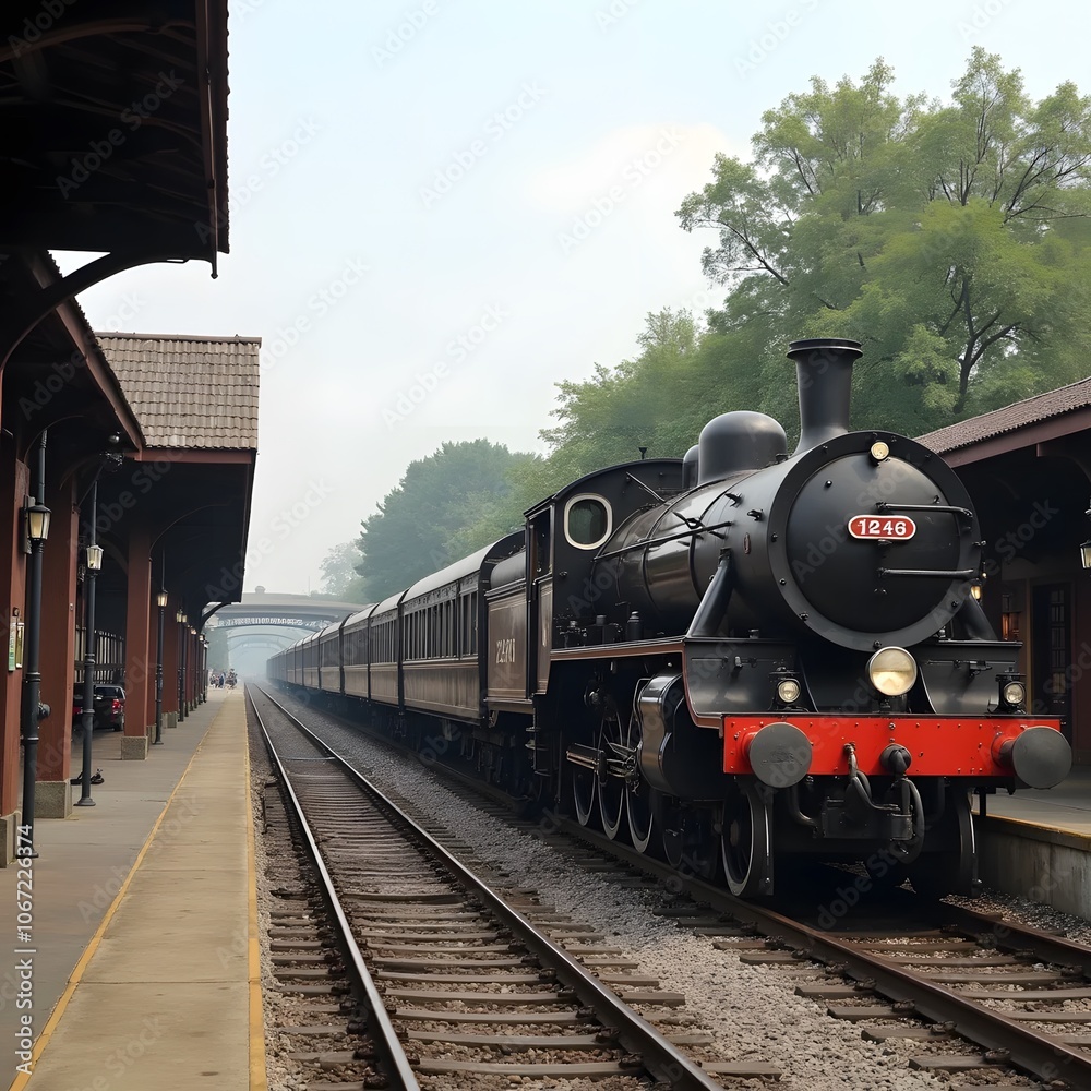 Obraz premium TrainStationVibe