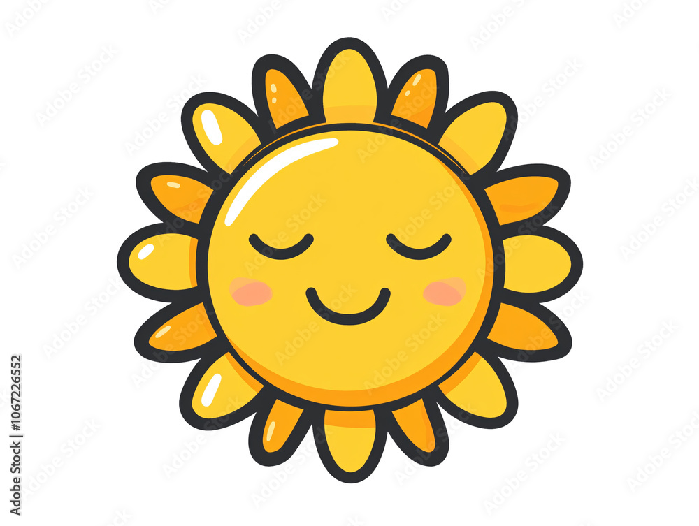 a cartoon of a sun a cartoon of a sun