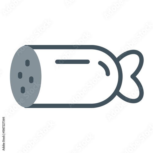 Salami Vector Icon Design