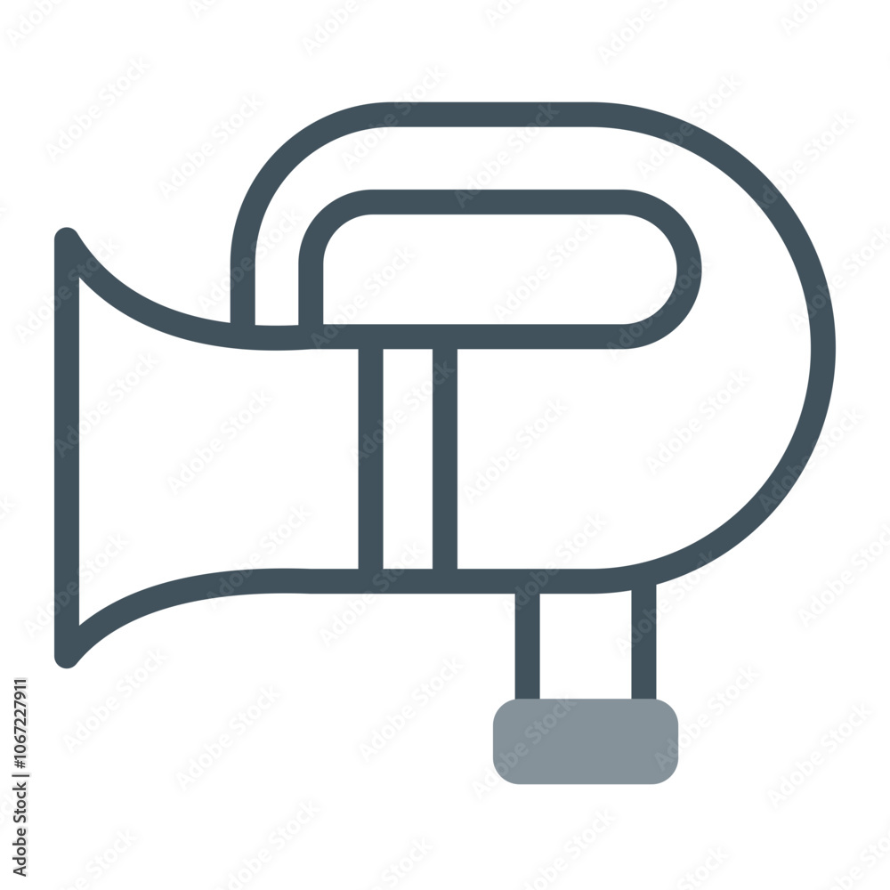 Trumpet Vector Icon Design Trumpet Vector Icon Design