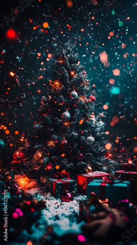 The Chaos and Joy of the Holidays Surround the Christmas Tree