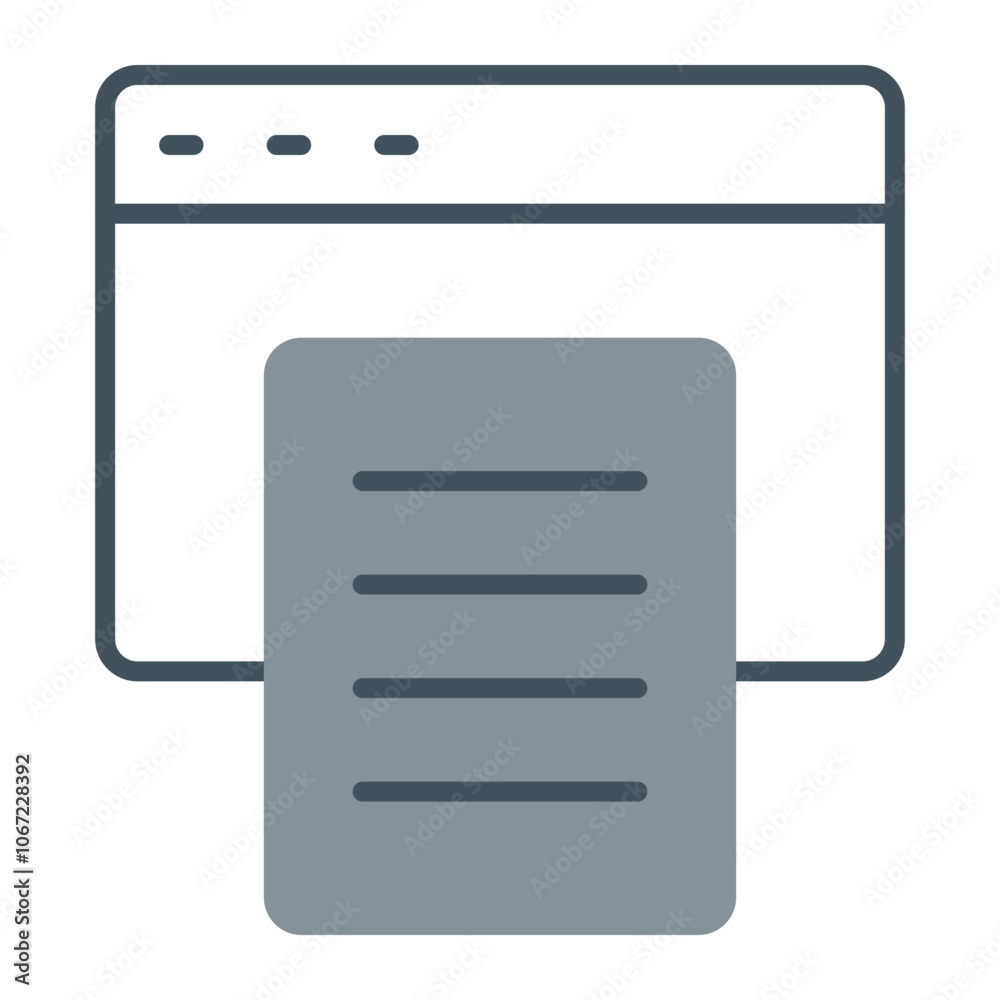 Content Writing Vector Icon Design Content Writing Vector Icon Design