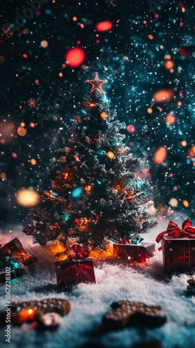 The Chaos and Joy of the Holidays Surround the Christmas Tree