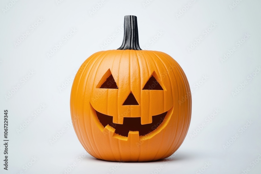 A vibrant jack-o'-lantern with a cheerful face, perfect for Halloween celebrations and cozy autumn-themed decor. A vibrant jack-o'-lantern with a cheerful face, perfect for Halloween celebrations and cozy autumn-themed decor.