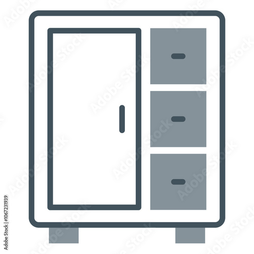 Cupboard Vector Icon Design