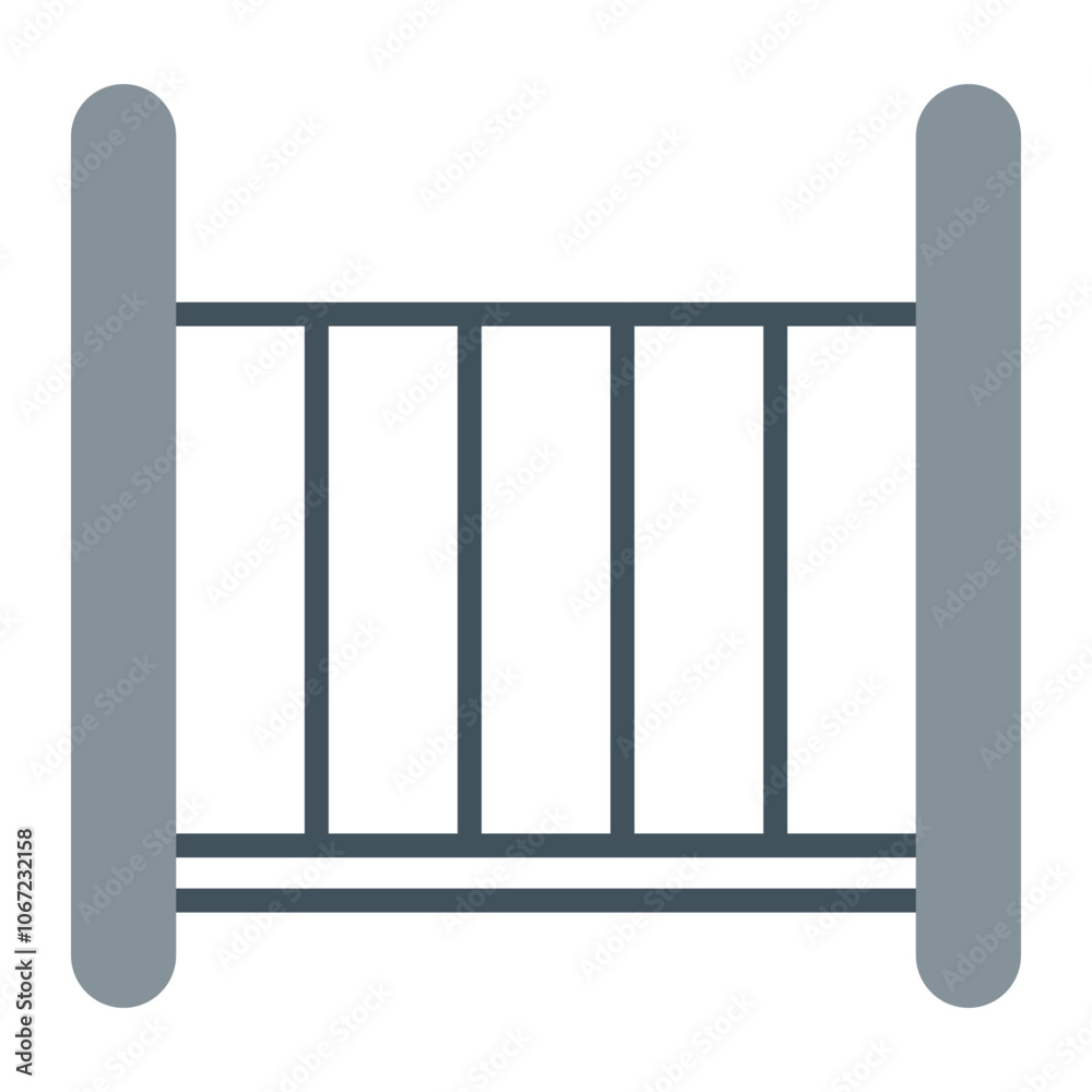 Crib Vector Icon Design Crib Vector Icon Design