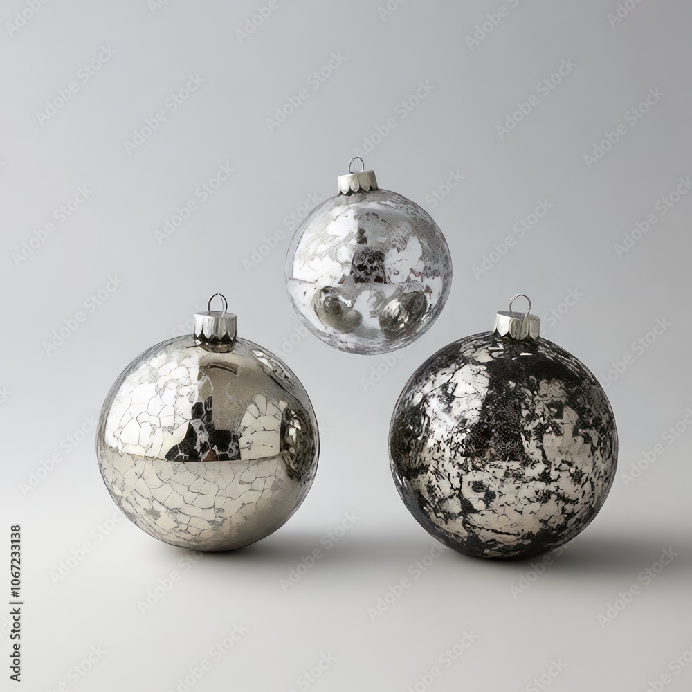 Crackle effect glass balls Crackle effect glass balls