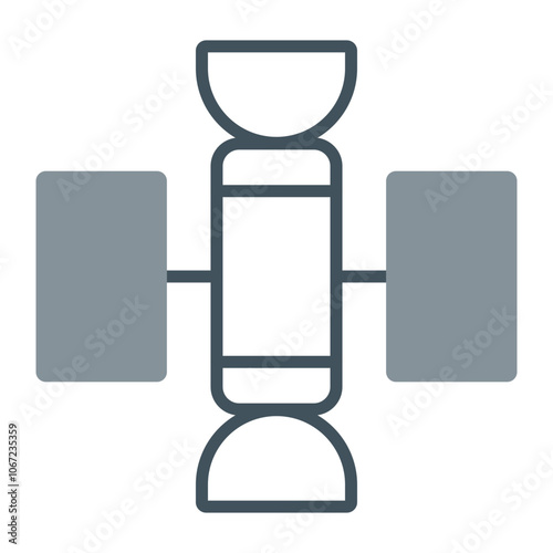 Hubble Space Telescope Vector Icon Design