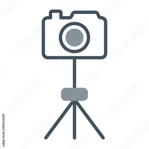 Tripod Vector Icon Design