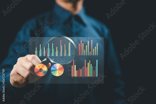 Data Analysis and Visualization: Represents the process of analyzing data with visual tools to uncover insights and trends.