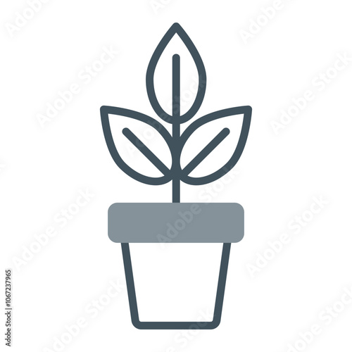 Indoor Plants Vector Icon Design