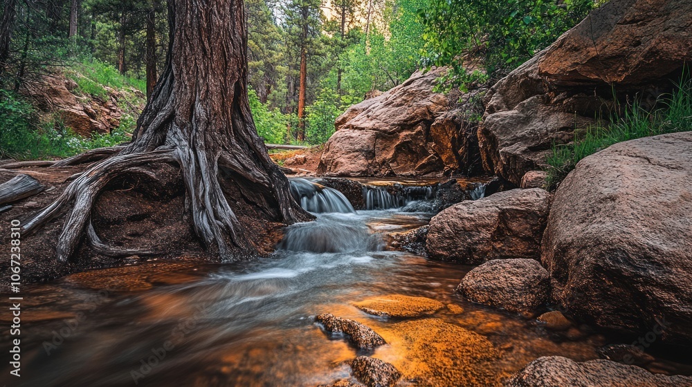 Fototapeta premium Nature Photography - Capturing the beauty of natural landscapes with rich textures and vibrant colors, ideal for nature photography lovers.