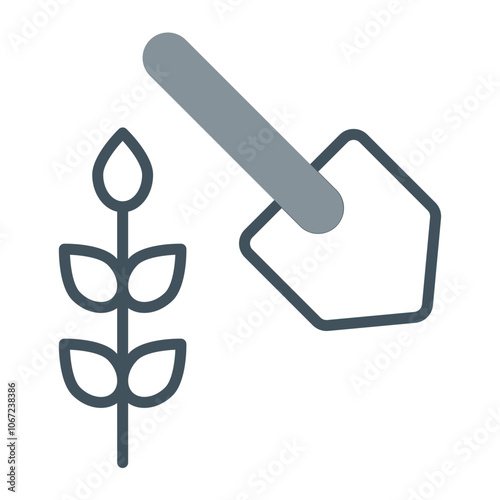 Hoe Vector Icon Design