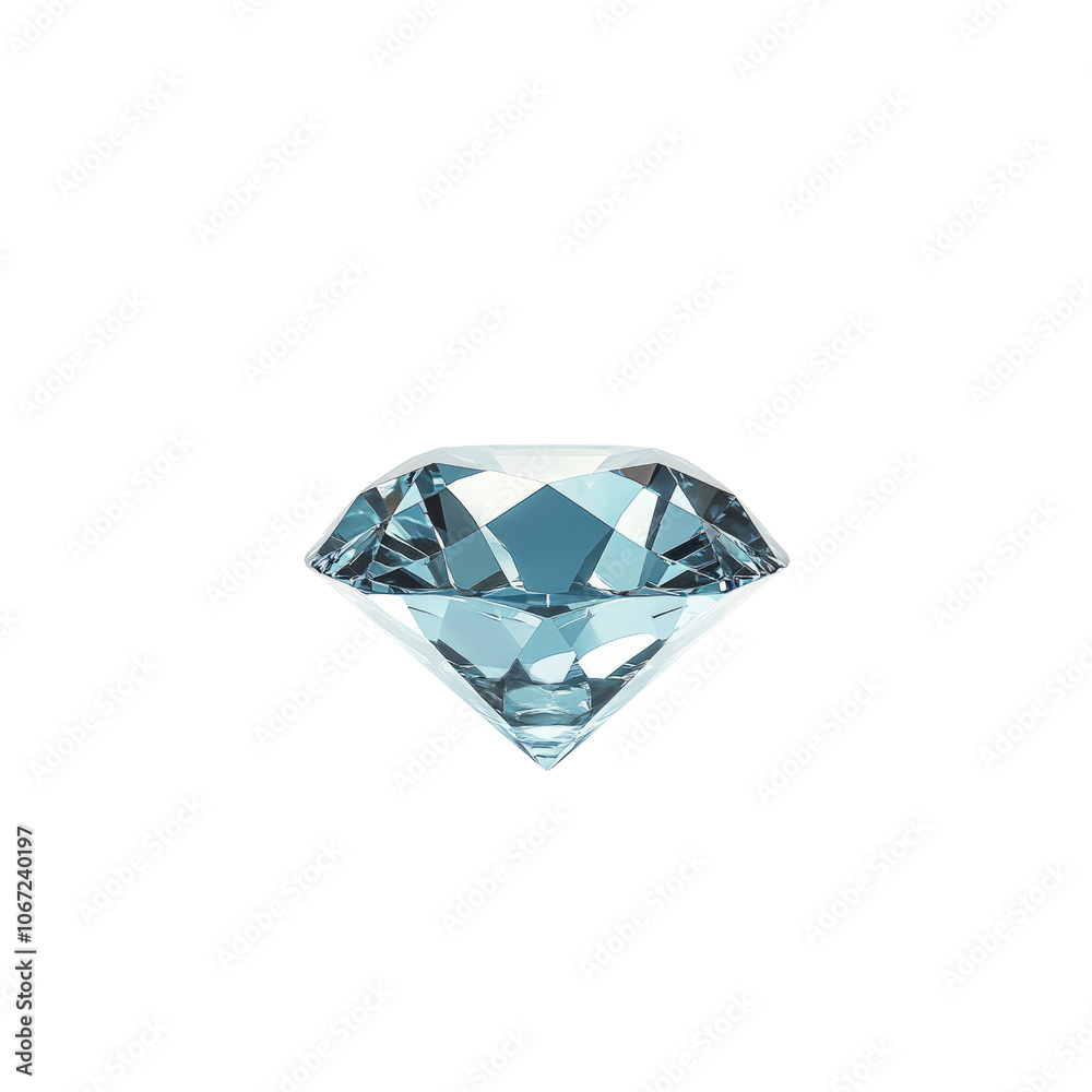 Sparkling Blue Diamond Gemstone Sparkling Blue Diamond Gemstone