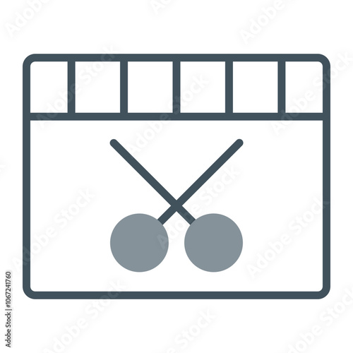 Film Editing Vector Icon Design