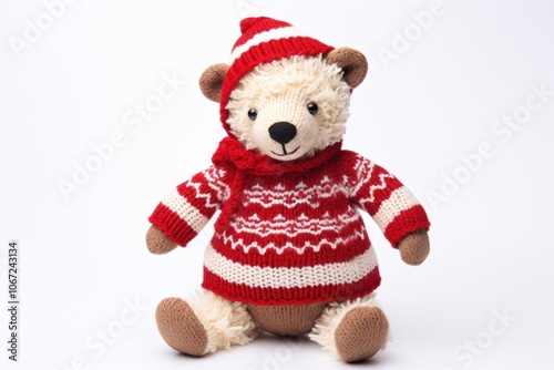 Bear christmas sweater mammal.