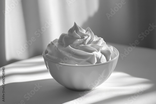 Whipped Cream on Table